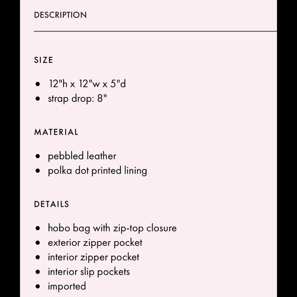 KATE SPADE Spencer Court Caren Hobo NEW - Picture 14 of 14